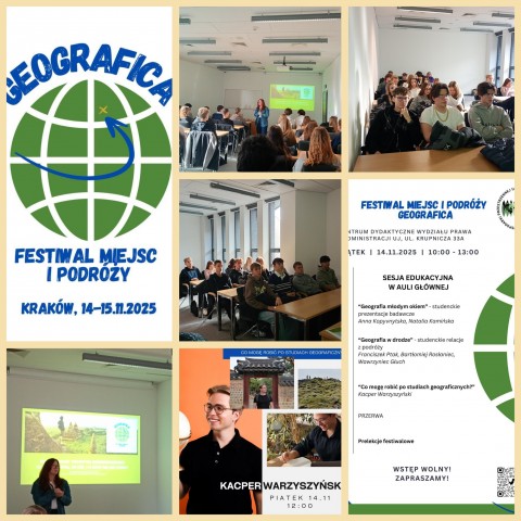 Klasa 3f na Festiwalu „Geografica” – relacja z wydarzenia