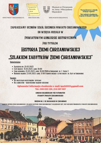 Plakat konkursu historycznego